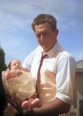 Godfather Pat & Sue-Ellen at Lithgow on christening day
