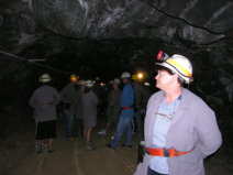 Fi went underground at Broken Hill mines