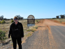 White Cliffs to Tibooburra - Fi had no idea what was ahead of us, yet! 2012